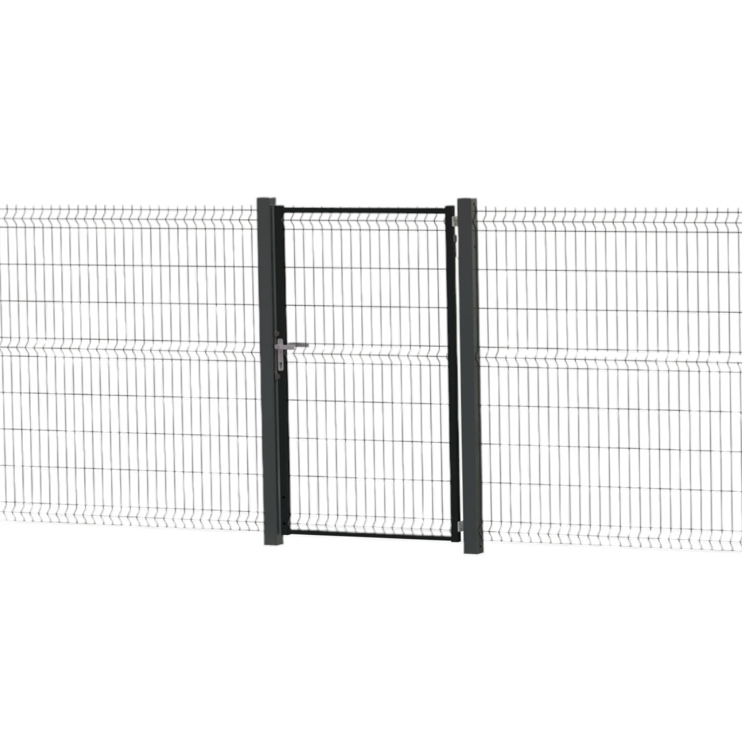 portail pivotant 3d 1 battant